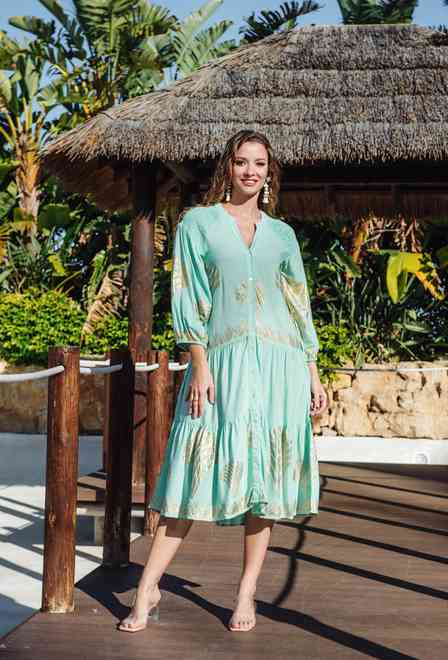 5215 A-29v Dress S/M (2), viscose, 100 cm | fresh-cotton.com