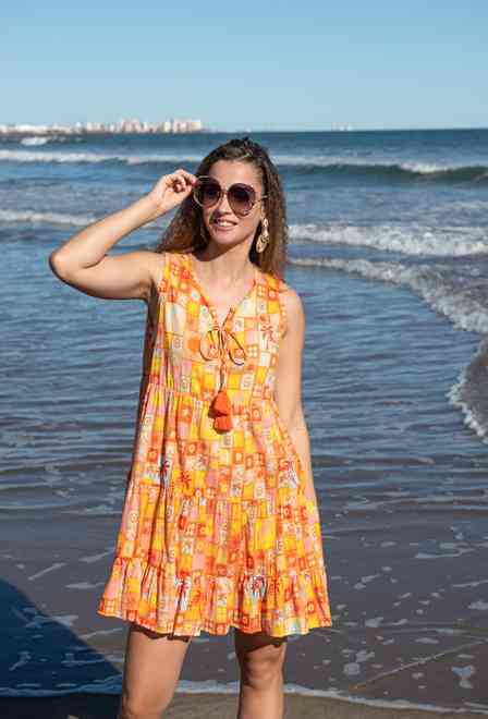 5211 A-2c Dress L/XL (2), cotton, 90 cm | fresh-cotton.com