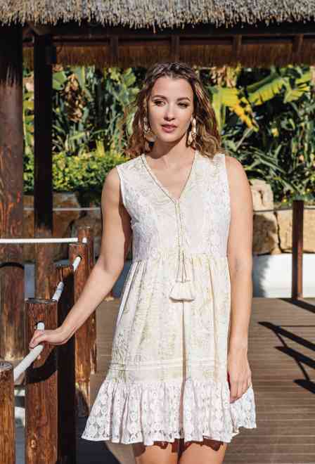 5217 A-32c Vestido L/XL (2), algodon, 92 cm | fresh-cotton.com