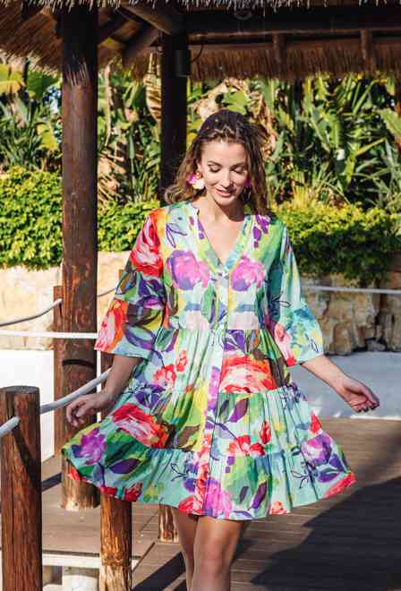 5218 A-44c Платье XL/2XL (2), хлопок, 90 cm | fresh-cotton.com