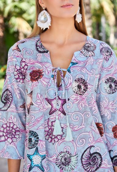 акцiя по 4е. 2147 N-31C Туніка S,M,L,XL(4), бавовна, 87 cm | fresh-cotton.com