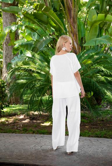 2651 A-1L Trousers S,M,L,XL(4), linen, 105 cm | fresh-cotton.com
