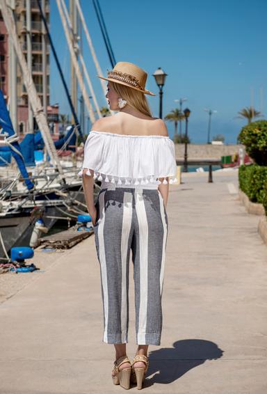 promocion 10e 2652 A-8C Pantalones S,M,L,XL(4), algodon, 82 cm | fresh-cotton.com