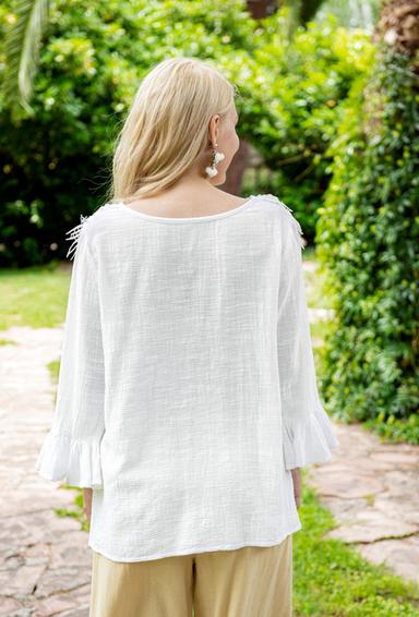 promocion 7.50e 2062 A-2C Blusa L,XL,2XL(3). algodon, 70 cm | fresh-cotton.com