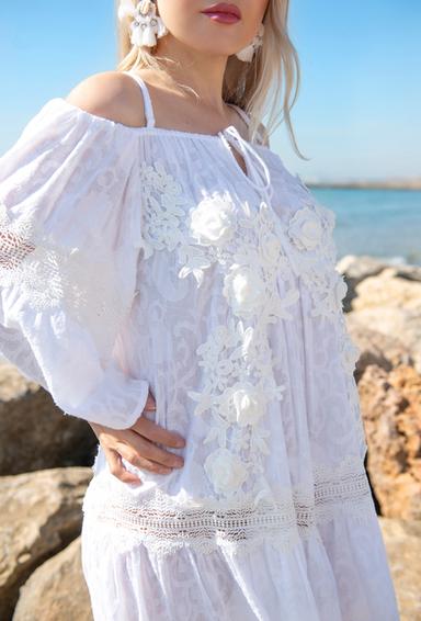 2366 A-1C Платье-туника S,M,L(3), хлопок, 83 cm | fresh-cotton.com