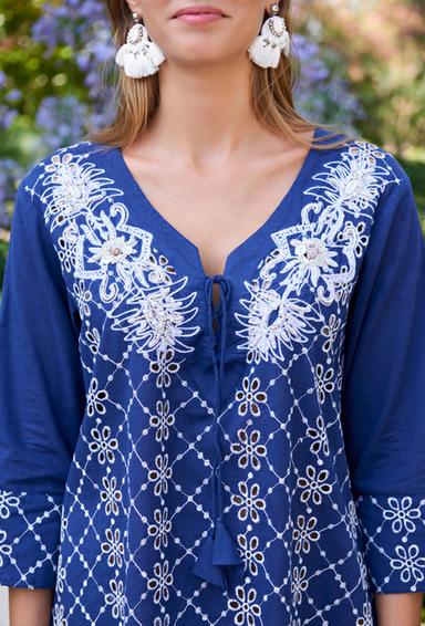 акцiя 10е. 2167 A-5C Туніка M,L,XL(3), бавовна, 85 cm | fresh-cotton.com