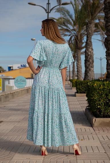 21A-209/3 V Dress M,L,XL,2XL(4), 139 см, viscose | fresh-cotton.com