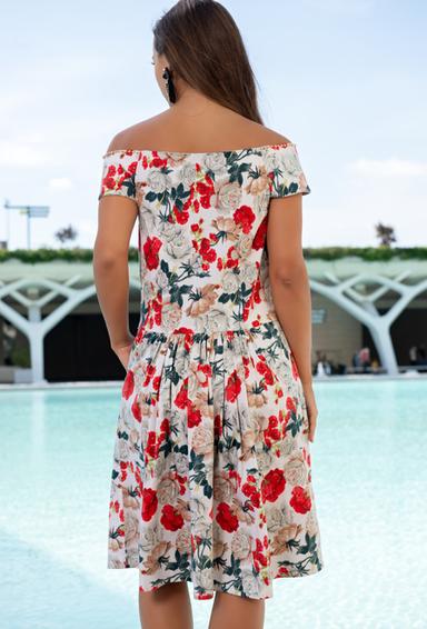 promocion 10e 21A-232/3 SV Vestido M,L,XL(3), 95 cm, viscosa | fresh-cotton.com