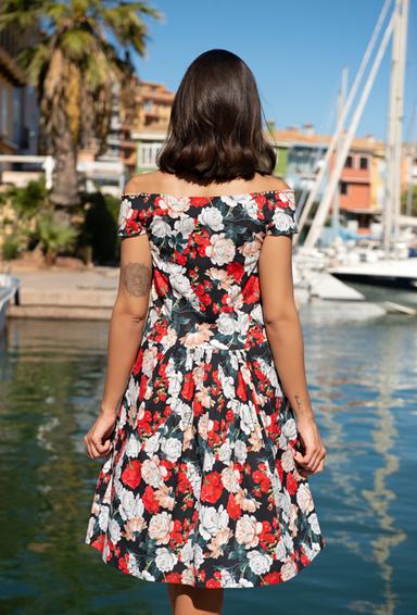 promocion 10e 21A-232/3 SV Vestido M,L,XL(3), 95 cm, viscosa | fresh-cotton.com