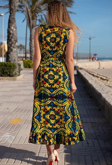promocion 7.5e 21NI-363 V Vestido S,M,L,XL(4), 130 cm, viscosa | fresh-cotton.com