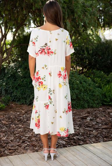 21NI-334 V Dress L,XL,2XL(3), 120 cm, viscose | fresh-cotton.com