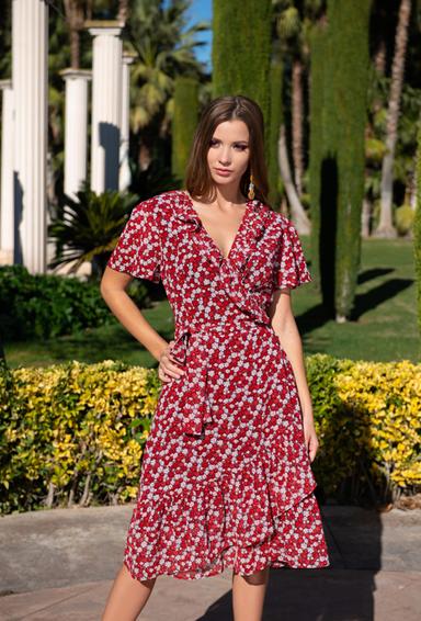 21A-250/3 SH small Dress M,L,XL(3), 116 cm, chiffon | fresh-cotton.com