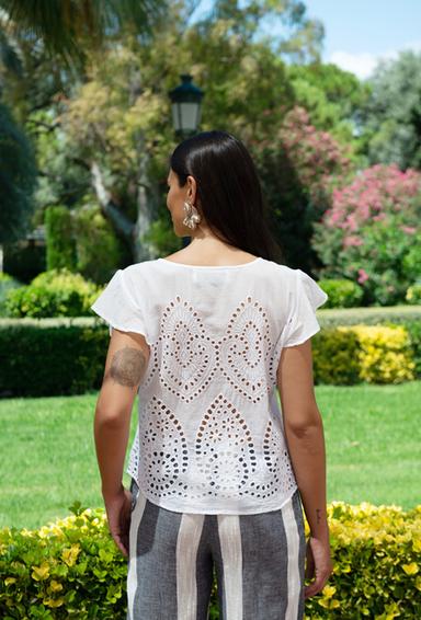 22F-503 C Blouse S,M(2), cotton | fresh-cotton.com