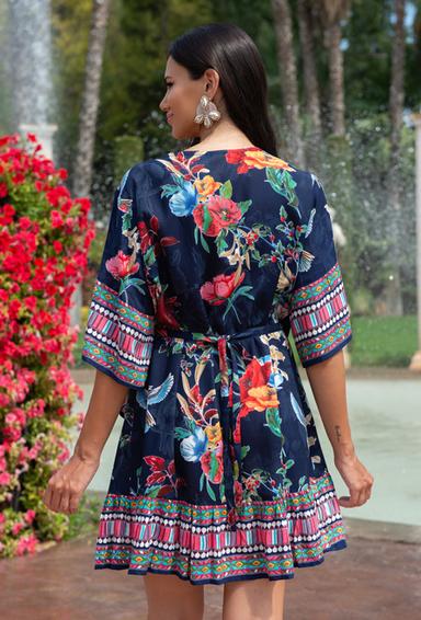 22A-421/5 V Vestido, talla unica (2), viscosa, 90 cm | fresh-cotton.com