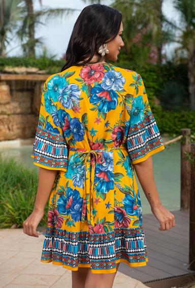 22A-421/5 V Vestido, talla unica (2), viscosa, 90 cm | fresh-cotton.com