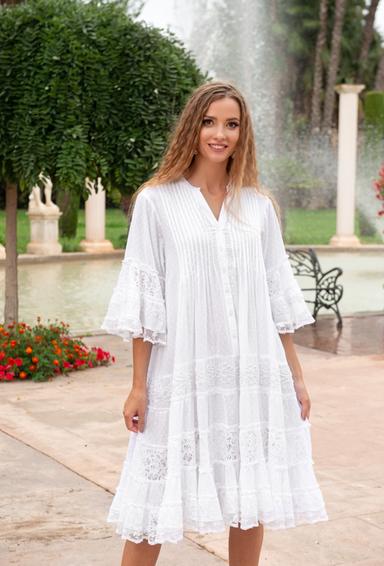 22A-425/3 C Dress M,L,XL,2XL(4), 105 cm, cotton | fresh-cotton.com