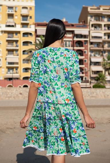 -30 22A-427/3 C Dress, M,L,XL,2XL(4), 100 cm, cotton | fresh-cotton.com