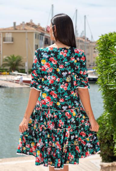 -30 22A-427/3 C Dress, M,L,XL,2XL(4), 100 cm, cotton | fresh-cotton.com