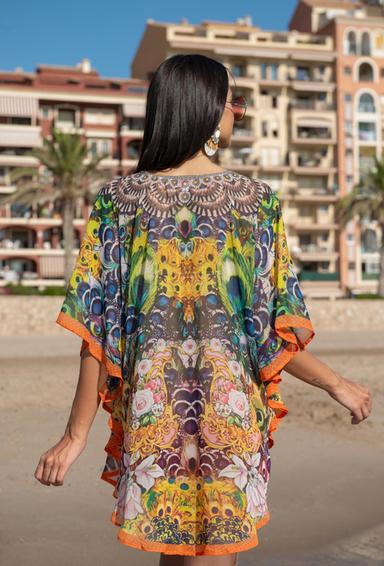 22NI-601 SH Tunica talla unica (2), 90 cm, chifon | fresh-cotton.com
