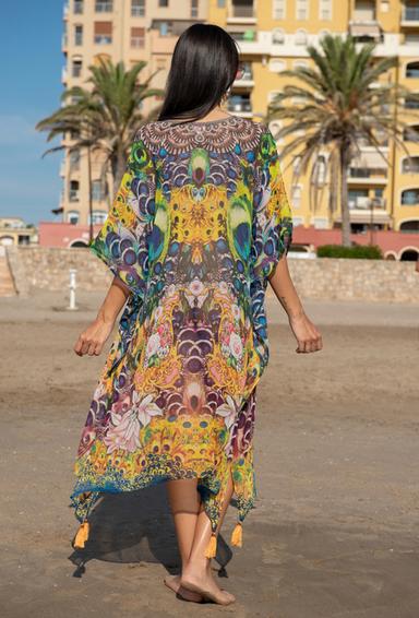 -30 22NI-605 SH Тунiка free size (2), 110 см, шифон | fresh-cotton.com