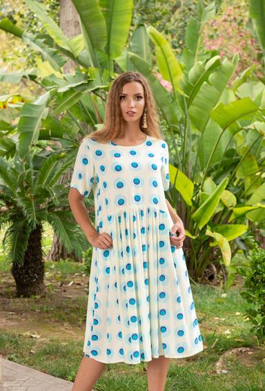 22NI-611/2 V Dress M,L,XL,2XL(4), 110 см, viscose | fresh-cotton.com