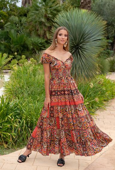 -30 22A-445/6 S Сукня free size (2), 142 cm, шовк | fresh-cotton.com