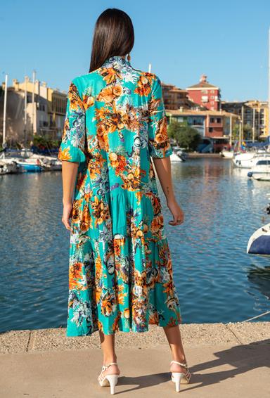 22A-456/4 C Платье M,L,XL,2XL(4), 127 см, хлопок | fresh-cotton.com