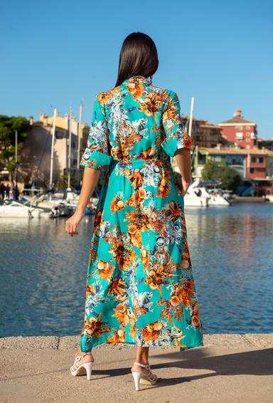 PROMO 22A-460/2 C Vestido M,L,XL,2XL(4), 138 cm, algodon | fresh-cotton.com