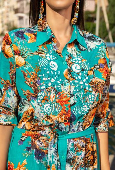 PROMO 22A-460/2 C Vestido M,L,XL,2XL(4), 138 cm, algodon | fresh-cotton.com