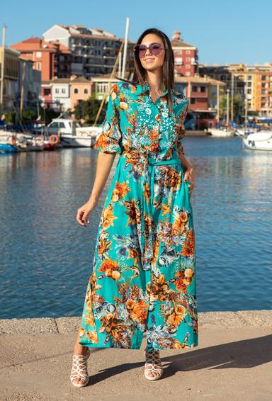 PROMO 22A-460/2 C Vestido M,L,XL,2XL(4), 138 cm, algodon | fresh-cotton.com