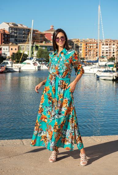 PROMO 22A-460/2 C Vestido M,L,XL,2XL(4), 138 cm, algodon | fresh-cotton.com