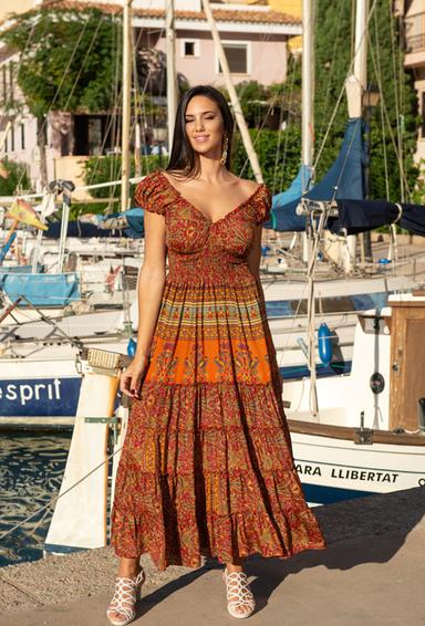 -30 22A-445/6 S Сукня free size (2), 142 cm, шовк | fresh-cotton.com