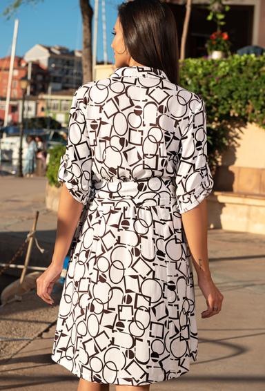 22NI-608/4 V Платье M,L, 100 см, вискоза | fresh-cotton.com