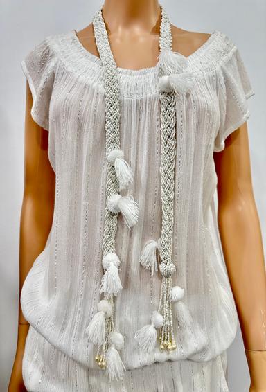 PROMO 23A-768 white Belt-Necklace | fresh-cotton.com