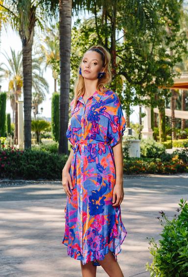 -20 4011 EF-6 VM Vestido, S,M,L(3), modal viscosa. 118 cm | fresh-cotton.com