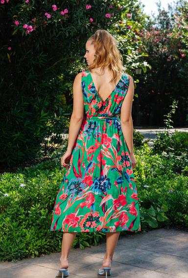 -20 4015 EF-5 VM Dress, S/M, L/XL(4), modal viscose. 127 cm | fresh-cotton.com