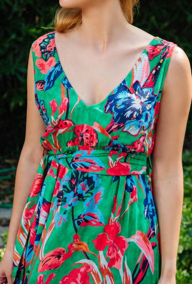 -20 4015 EF-5 VM Dress, S/M, L/XL(4), modal viscose. 127 cm | fresh-cotton.com