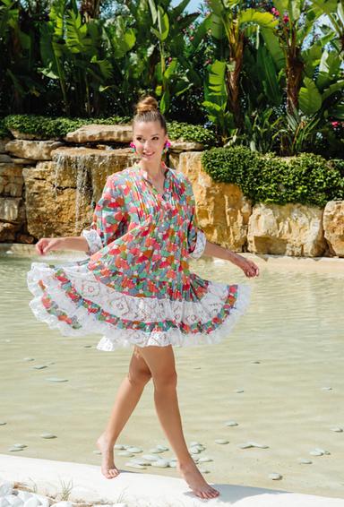 -20 4245 A-45 C Vestido, S,M,L,XL(4), algodon. 90 cm | fresh-cotton.com