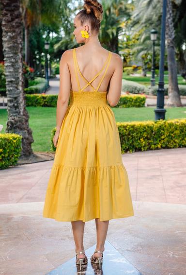 -30 4054 EF-oro CS Vestido, S,M,L(3), algodon. 105 cm | fresh-cotton.com