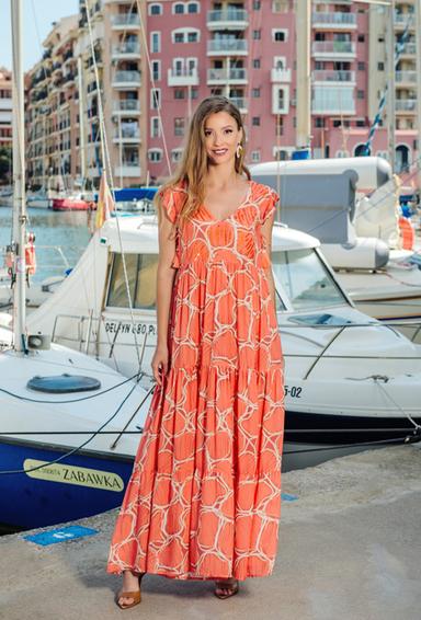 -20 4027 EF-9 VM Dress, S/M, L/XL(4), modal viscose. 150 cm | fresh-cotton.com