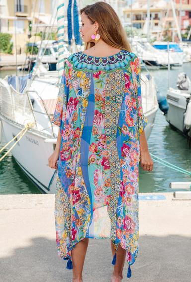 -20 4031 EF-18 SH free size (2), шифон. Туніка, 100 см | fresh-cotton.com