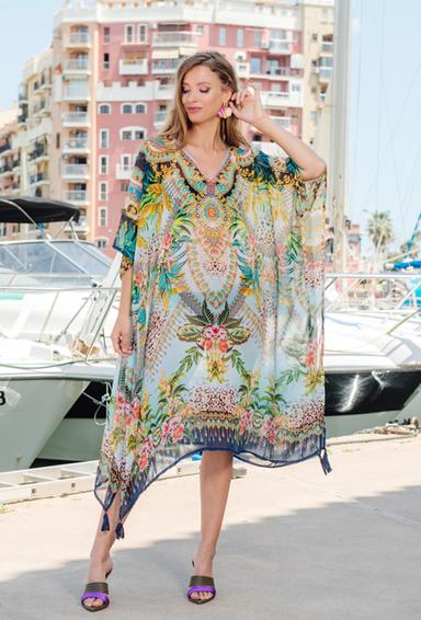 -20 4031 EF-18 SH free size (2), шифон. Туніка, 100 см | fresh-cotton.com