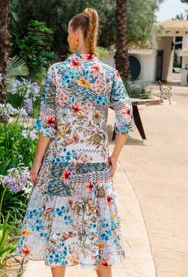 4227 A-35 C S,M,L,XL(4), cotton. Dress, 115 cm | fresh-cotton.com
