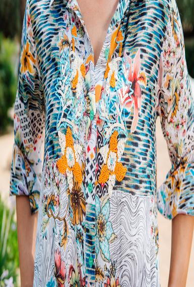 4227 A-35 C S,M,L,XL(4), cotton. Dress, 115 cm | fresh-cotton.com