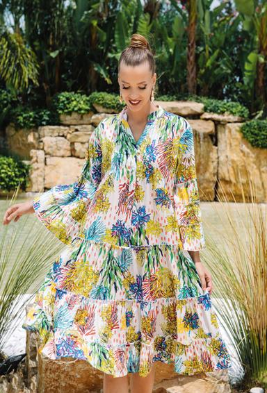 -20 4420 IN-28 C Vestido, M,L,XL,2XL(4), algodon. 105 cm | fresh-cotton.com