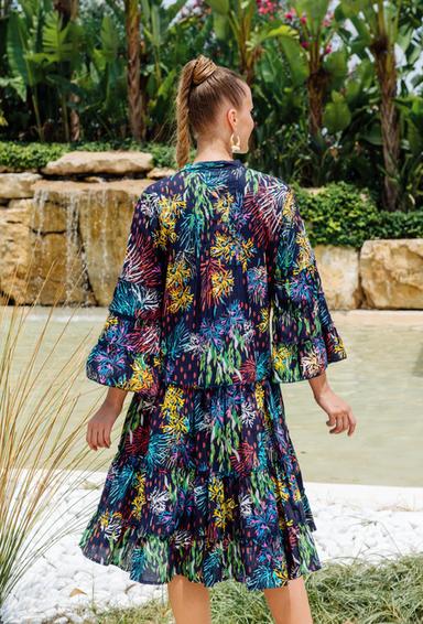 -20 4420 IN-28 C Vestido, M,L,XL,2XL(4), algodon. 105 cm | fresh-cotton.com