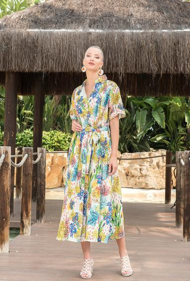 -20 4424 IN-28 C Dress, S/M-2, L/XL-2 (4), cotton. 130 cm | fresh-cotton.com