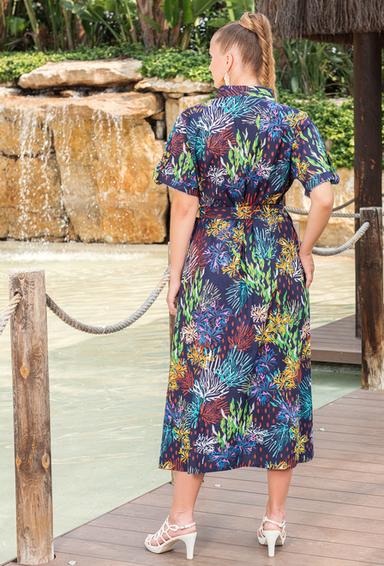 -20 4424 IN-28 C Dress, S/M-2, L/XL-2 (4), cotton. 130 cm | fresh-cotton.com