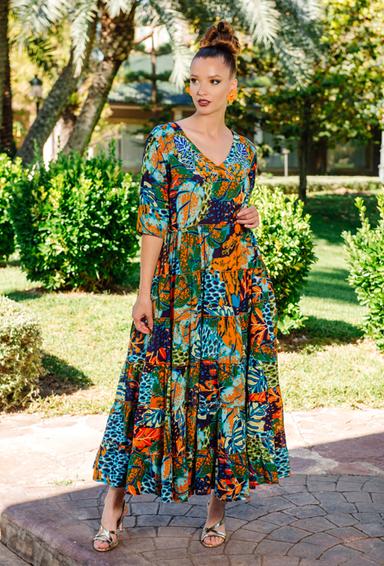 -30 4215 A-34 C L,XL,2XL(3) бавовна. Сукня, 135 см | fresh-cotton.com