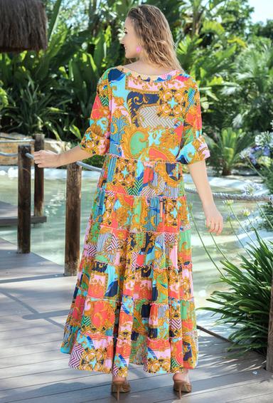 -30 4215 A-34 C L,XL,2XL(3) бавовна. Сукня, 135 см | fresh-cotton.com